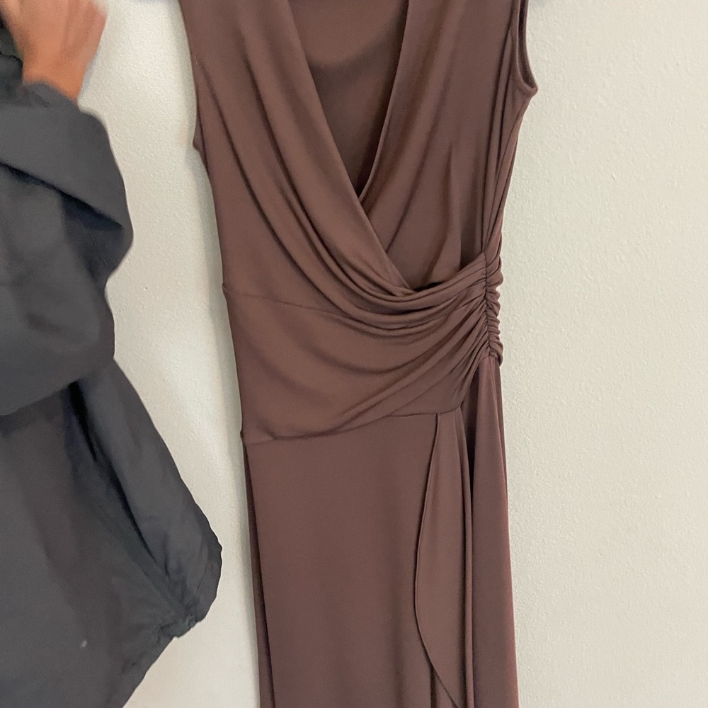 BCBG Maxazria Brown Jersey Dress